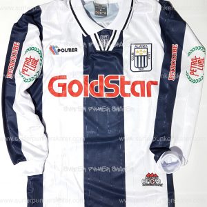 Camiseta de colección Alianza Lima marca Polmer manga larga del año 1995