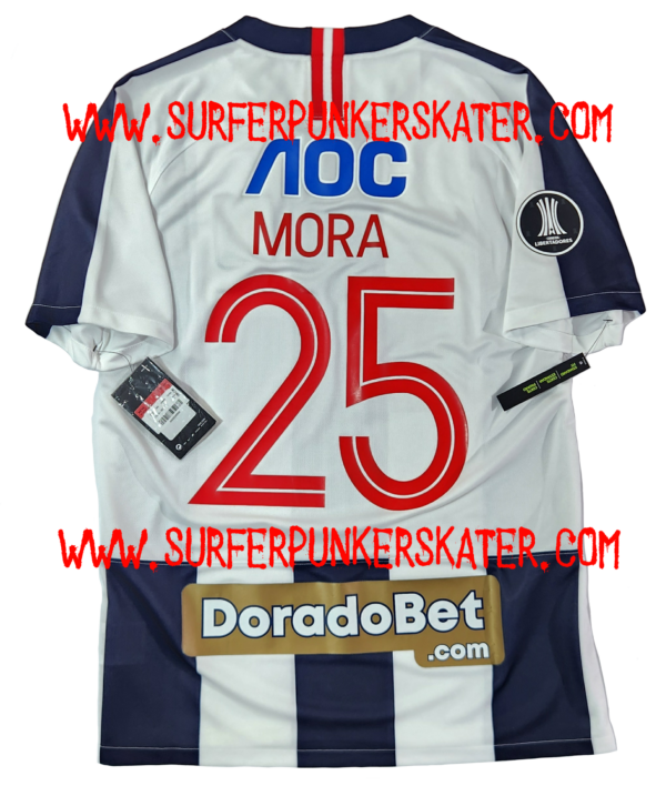 2020 – Camiseta Alianza Lima Oficial Copa Libertadores #25 Mora - Imagen 4