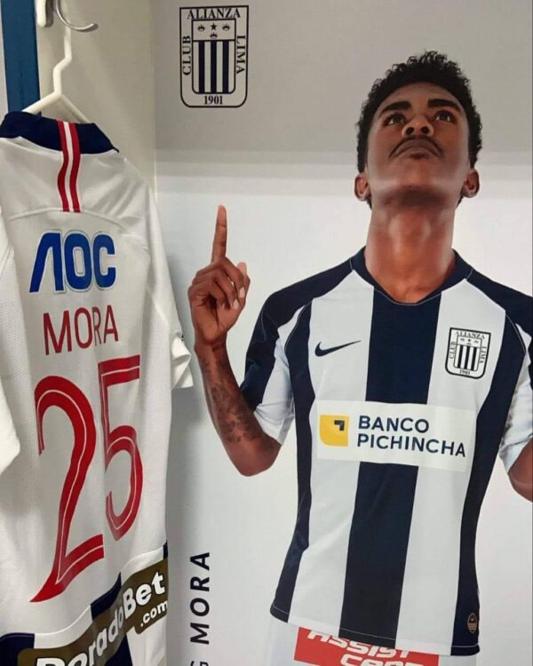 2020 – Camiseta Alianza Lima Oficial Copa Libertadores #25 Mora - Imagen 3